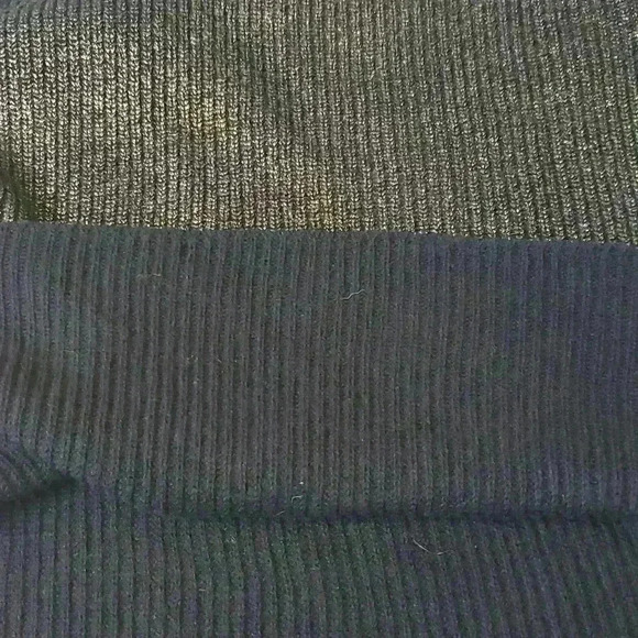 MARC CAIN gold/ black wool and  cashmere sweater. Size N2 (US 6) - Picture 13 of 14